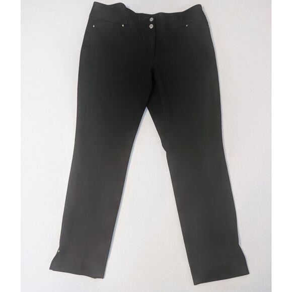 White House Black Market Pants - White House Black Market Mid-Rise Slim Crop Pants Black 12S